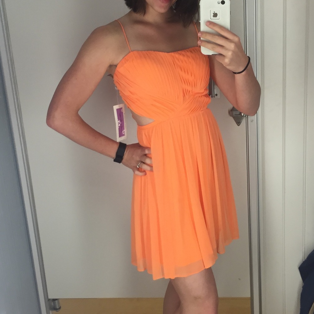 Hailey Logan by Adrianna Papell cutout dress